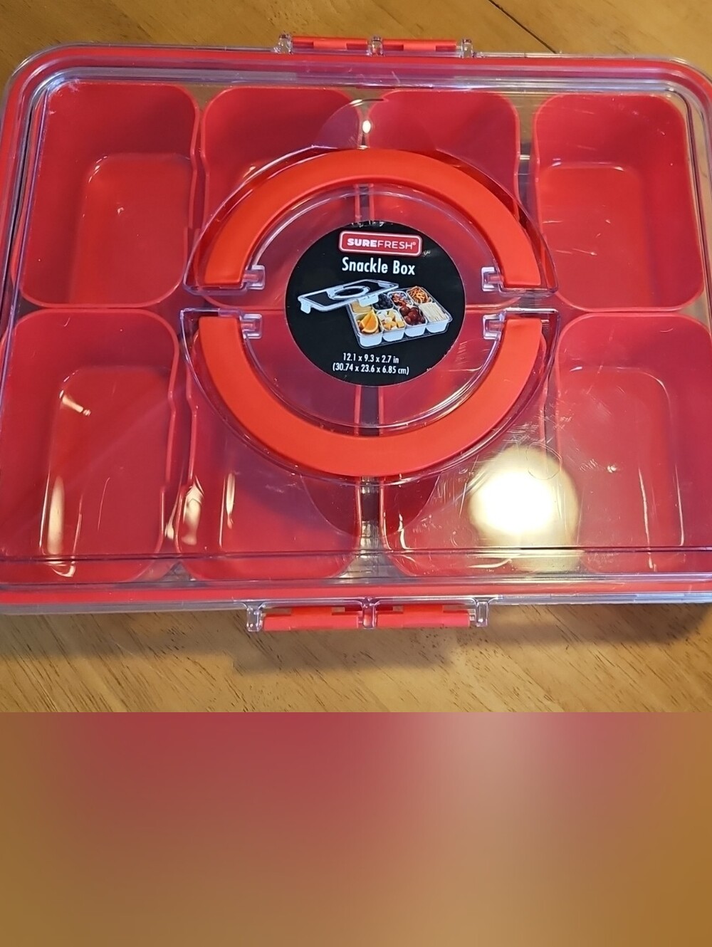 Snack & Meal Organizer Box by - Red